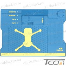 Коврик для пайки Mechanic V70, 512х363мм, термостойкий, синий