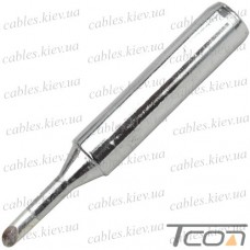 Жало к паяльнику Hakko 900M-2C, никелированное, диам.-6,5мм (внутр. 4мм), длина-42мм, в упаковке