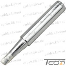 Жало к паяльнику Hakko 900M-3.2D, никелированное, диам.-6,5мм (внутр. 4мм), длина-42мм, в упаковке