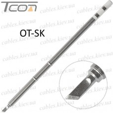 Жало Mechanic OT-SK (T12-SK), с нагревателем для паяльников серии Т12