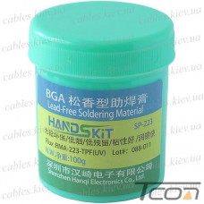 Паяльный флюс-гель Handskit SP-223, 100 грамм