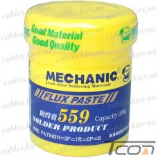 Паяльный флюс Mechanic UV-559 бессмывный, 100гр. банка