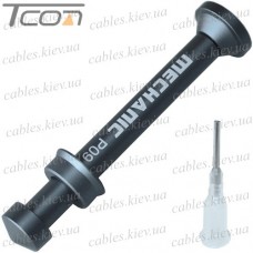Толкатель Mechanic P09 алюминиевый, для шприца с флюсом, с насадкой