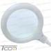 Лупа-лампа ZD-127 настольная+прищепка, LED подсветкой (2W), 3D+12D, диам.-100мм, USB 5V (стекло), Zhongdi рис 7