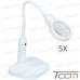 Цена от 948.15 грн. на Лупа NO.7763 настольная со сменными линзами 2Х диам.-120мм + 5Х диам.-75мм, с подсветкой (3ААА или 220В)