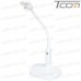 Лупа NO.7763 настольная со сменными линзами 2Х диам.-120мм + 5Х диам.-75мм, с подсветкой (3ААА или 220В) рис 5