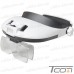 Купить Лупа бинокулярная MG81001NC с LED подсветкой, 1X 1.5X 2X 2.5X 3.5X (3.7V аккум) по выгодной цене