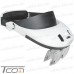Лупа бинокулярная MG81001NC с LED подсветкой, 1X 1.5X 2X 2.5X 3.5X (3.7V аккум) рис 4