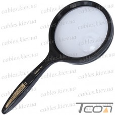 Лупа ручная MG86039 круглая, 2.5X диам.-75мм + 6X диам.-20мм