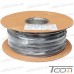 Купить Оплётка кабельная WOER PET-16 (4/0,25*48), 11-25мм, чёрная, 100м по выгодной цене