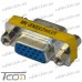 Купить Переходник гнездо VGA - гнездо VGA, gold, металл, Tcom по выгодной цене