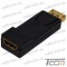 Купить Переходник штекер Display Port - гнездо HDMI, корпус пластик, Tcom по выгодной цене