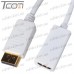 Фото, характеристики, описание Переходник штекер Display Port - гнездо HDMI, с кабелем 0,22м, Tcom