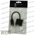 Цена от 150.49 грн. на Переходник штекер Display Port - гнездо DVI, с кабелем 0,2м, Tcom