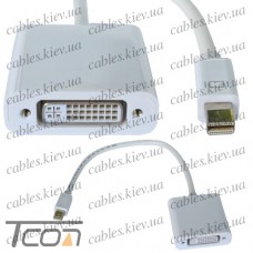 Переходник штекер mini Display Port - гнездо DVI, Tcom