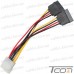 Цена от 16.65 грн. на Кабель для видеокарт (PCI-E (Molex) - 2x SATA), 15см