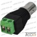 Фото, характеристики, описание Гнездо BNC с клеммной колодкой (под винт), Tcom