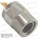 Штекер UHF (RG-8), накрутка, под кабель, медь рис 5