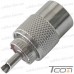 Штекер UHF (RG-8), обжимной, под кабель, металл рис 5