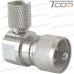 Штекер UHF (RG-8), обжимной, угловой, под кабель, латунь рис 5