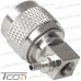 Штекер N (RG-316), обжимной, под кабель, угловой, латунь рис 5