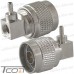 Штекер N (RG-316) Dosin, обжимной, под кабель, угловой, медь рис 5