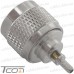Штекер N-J (RG-316) Dosin, с окошком под пайку, обжимной, под кабель, медь рис 5