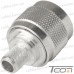 Штекер N (RG-6/5B-FB), обжимной, под кабель, латунь рис 6