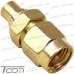 Фото, характеристики, описание Переходник штекер SMA - гнездо MCX, латунь, gold