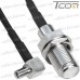 Купить Пигтейл TS-9 (штекер TS-9 - гнездо F), 20cм по выгодной цене