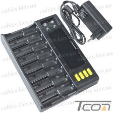 Зарядное устройство LiitoKala Lii-S8 для 8 аккумуляторов Ni-Mh/Li-Ion/LiFePO4/крона