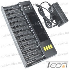 Зарядное устройство LiitoKala Lii-S12 для 12 аккумуляторов Ni-Mh/Li-Ion/LiFePO4/крона