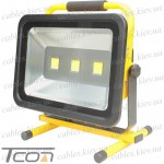 Прожектор аккумуляторный светодиодный (COB), переносной, 150W, (аккумулятор: 14.8V, 4400mAh), IP65
