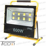 Прожектор аккумуляторный светодиодный (COB), переносной, 600W, 14.8V, 11000mAh, IP65