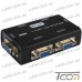 Цена от 437.47 грн. на Сплиттер VGA (мини) на 4 порта (1 гнездо VGA - 4 гнездо VGA), DC-9V, 300mA (MT-2504-A), MT-VIKI
