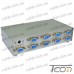 Цена от 567.00 грн. на Сплиттер VGA на 8 портов (1 гнездо VGA - 8 гнезд VGA), металл, DC-9V, 5W (MT-1508), MT-VIKI