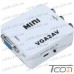 Фото, характеристики, описание Конвертер mini VGA в AV (гнездо VGA (IN) - 3 гнезда RCA (OUT)), Tcom