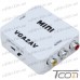 Конвертер mini VGA в AV (гнездо VGA (IN) - 3 гнезда RCA (OUT)), Tcom рис 4