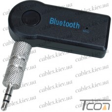 Адаптер автомобильный Bluetooth AUX, 3.5мм стерео, с микрофоном