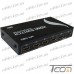 Фото, характеристики, описание Свитч-сплиттер HDMI 4x2 (4 гнезда HDMI - 2 гнезда HDMI), 1.3V, с пультом, MT-VIKI