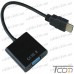 Купить Конвертер HDMI в VGA с кабелем 0,1м (штекер HDMI - гнездо VGA), Tcom по выгодной цене