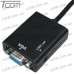 Конвертер HDMI в VGA + аудио (штекер HDMI - гнездо VGA + шнур AUX), Tcom рис 4