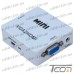 Фото, характеристики, описание Конвертор VGA в HDMI (гнездо VGA + гнездо 3,5мм (IN) - гнездо HDMI (OUT)), Tcom
