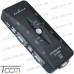 Фото, характеристики, описание KVM-переключатель 4-port USB, Tcom