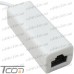Адаптор ETHERNET USB 2.0 (штекер USB- гнездо 8Р8С) c кабелем, Tcom рис 4