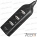 Купить USB HUB на 4 порта USB 2.0, пассивный (в блистере) по выгодной цене