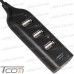 Фото, характеристики, описание USB HUB на 4 порта USB 2.0, пассивный (в блистере)