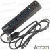 USB HUB на 6 портов USB 3.0, с картридером, пассивный рис 4