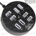 Фото, характеристики, описание USB HUB на 8 портов USB 2.0, круглый, активный (в блистере)
