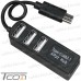 Цена от 103.50 грн. на Type-C HUB 3.1 на 4 порта USB 2.0, пассивный (в блистере)